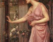 约翰威廉姆沃特豪斯 - Psyche Entering Cupid's Garden